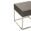Genoa Grey High Gloss Square Side Table