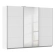 Rauch Kulmbach 271cm 3 Door Sliding Wardrobe with Mirror - Alpine White
