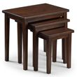 Cleo Mahogany Nest of 3 Tables
