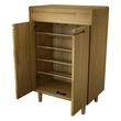 Danish Oak Shoe Cabinet
