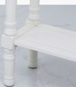 Delta White Console Table