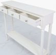 Delta White Console Table