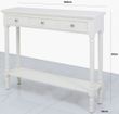 Delta White Console Table