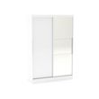 Lynx White Gloss 2 Door Sliding Mirror Wardrobe
