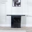 Naples Black Marble Console Table