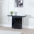 Naples Black Marble Console Table