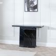 Naples Black Marble Console Table