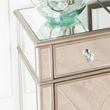 Antoinette Mirrored Champagne Trim TV Unit