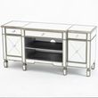 Antoinette Mirrored Champagne Trim TV Unit