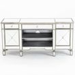Antoinette Mirrored Champagne Trim TV Unit