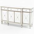 Antoinette Mirrored Champagne Trim 4 Door Large Sideboard - 160cm