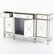 Antoinette Mirrored Champagne Trim 4 Door Large Sideboard - 160cm