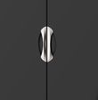 Camden Black Gloss 2 Door Plain Tall Wardrobe