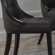 Paris Brown Leather Dining Chair with Brown Legs