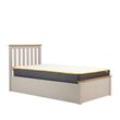 Phoenix Pearl Grey Ottoman Storage Bed - Sizes Available