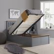 Phoenix Stone Grey Ottoman Storage Bed - Sizes Available