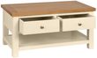 Lundy Ivory Painted 2 Drawer Coffee Table