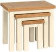 Lundy Ivory Painted Nest of 3 Tables
