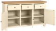 Lundy Ivory Painted Medium 3 Door Sideboard