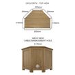 Mobel Oak Corner TV Unit