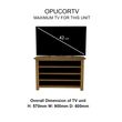 Mobel Oak Corner TV Unit