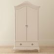 Willis and Gambier Ivory 2 Door 1 Drawer Wardrobe