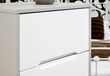 Monaco White and Cashmere 3 Drawer Deep Chest