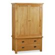Salisbury Premium Oak 2 Door 3 Drawer Wardrobe