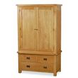 Salisbury Premium Oak 2 Door 3 Drawer Wardrobe