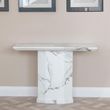 Naples White Marble Console Table