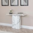 Naples White Marble Console Table