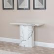 Naples White Marble Console Table