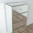Chelsea Mirrored 5 Drawer Narrow Chest