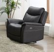 Arizona Grey Fabric Electric Recliner Armchair