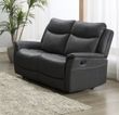 Arizona Grey Fabric 2 Seater Recliner Sofa