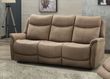 Arizona Caramel Fabric 3 Seater Recliner Sofa