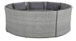 Maze Ascot Grey Rattan Sofa Round Rising Table Garden Dining Set