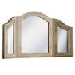 Fleur French Style Grey Triple Mirror