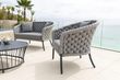 Alexander Rose Cordial Luxe Light Grey Garden Lounge Chair