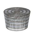 Templar Silver Wireframe Round Coffee Table