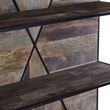 Midas Elm Wood Industrial Shelving Unit