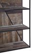Midas Elm Wood Industrial Shelving Unit