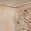 Ornate Mango Wood Carved 4 Door Large Sideboard - 190cm