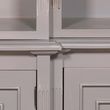 Distressed Grey Large Display Cabinet