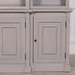 Distressed Grey Large Display Cabinet