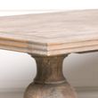 Rustic Mango Wood 10 Seater Double Pedestal Dining Table - 240cm