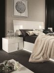 Alf Italia Canova White Gloss Bed - Sizes Available