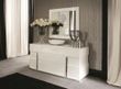 Alf Italia Canova White Gloss Wall Mirror