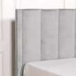 Grey Velvet 5ft King Size Bed