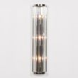 Deco Chrome and Glass Rods Wall Light - 71cm